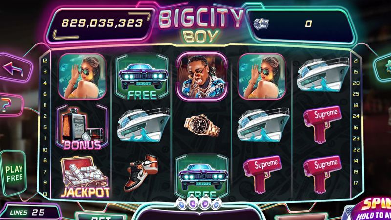 Các biểu tượng trong Big City Boy ManClub